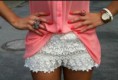 Shorts encaje,también en negro